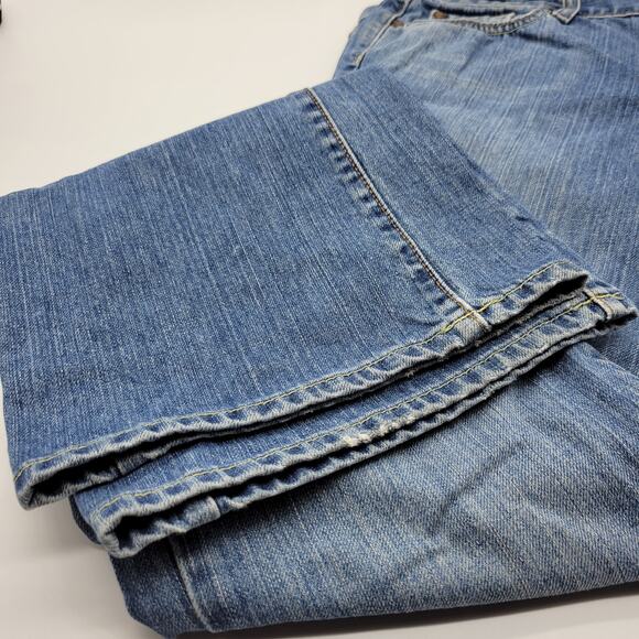 Old Navy Jeans Women's 10 Blue Low Rise Bootcut 100% Cotton Denim Vintage 90s - Picture 6 of 10